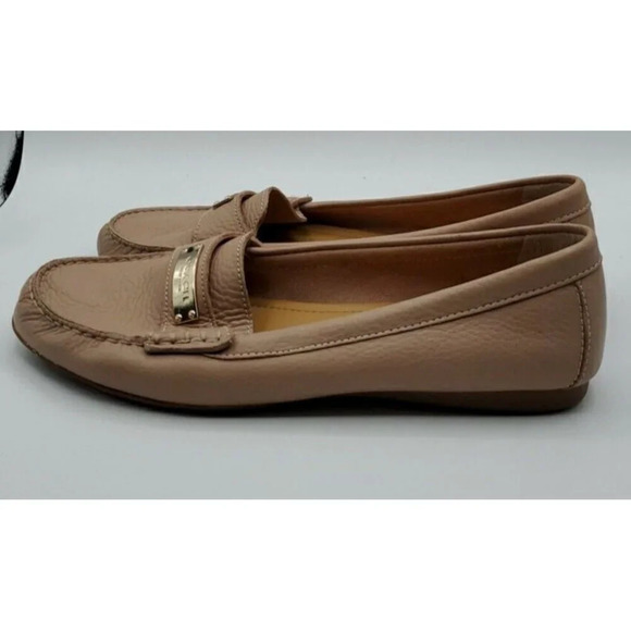 COACH Fredrica Tan Leather Shoe Womens size 9.5B US 39.5 EUR Loafers Flats - Picture 4 of 11